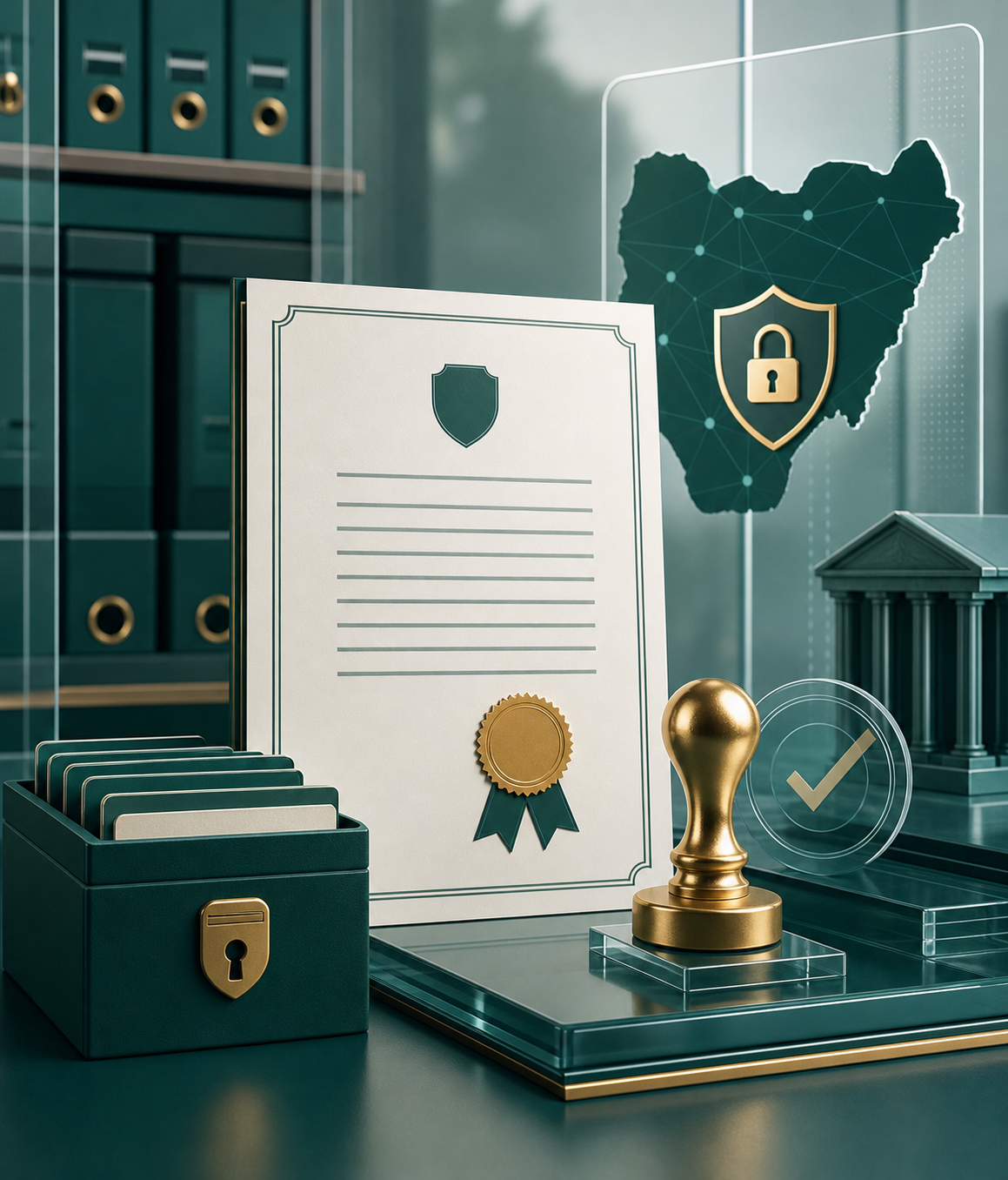 Regulatory liaison and NDPC filing service illustration