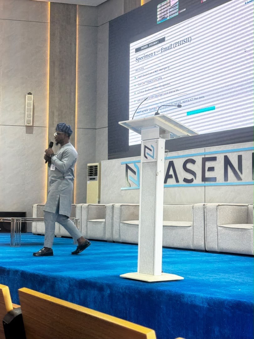Cybersecurity awareness presentation on email phishing
